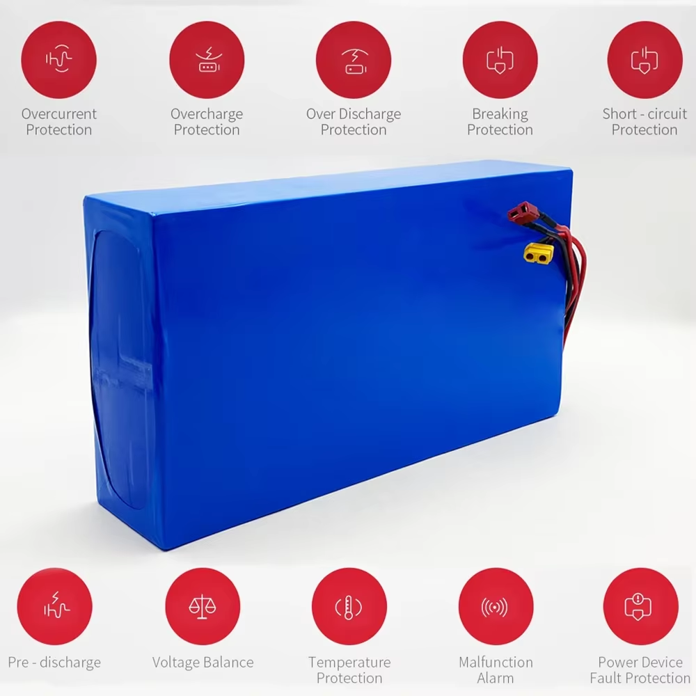 60V 30Ah Electric Scooter Battery - 18650 Lithium-ion Battery Pack 60V 16S8P
