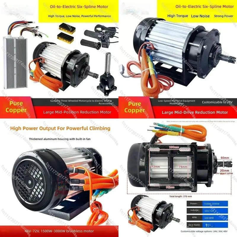 For Motorcycle Electric Conver - Electric Motorcycle Conversion Kit 72V ulasan dan harga